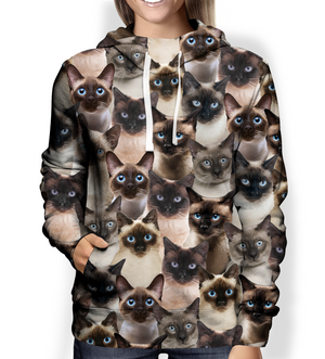 You Will Have A Bunch Of Siamese Cats - Hoodie V1