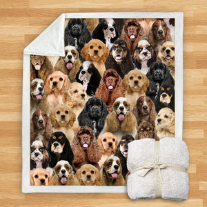 You Will Have A Bunch Of American Cocker Spaniels - Blanket V1