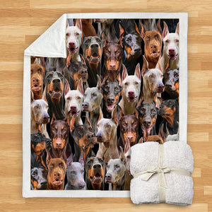 You Will Have A Bunch Of Doberman Pinchers - Blanket V1