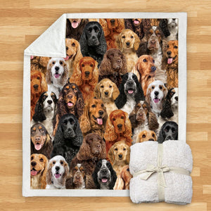 You Will Have A Bunch Of English Cocker Spaniels - Blanket V1