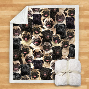 You Will Have A Bunch Of Pugs - Blanket V1