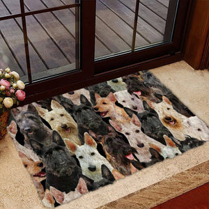 A Bunch Of Scottish Terriers Doormat