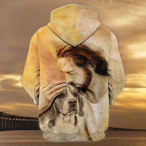 Beagle With God Unisex Hoodie
