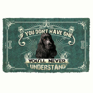 Have One Black Cocker Spaniel Doormat