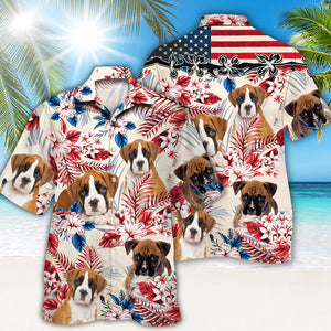 boxer Hawaiian Shirt