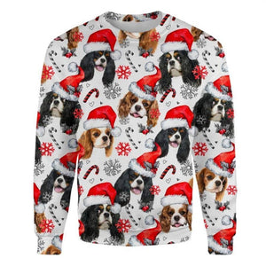 Cavalier King Charles Spaniel - Xmas Decor - Premium Sweatshirt