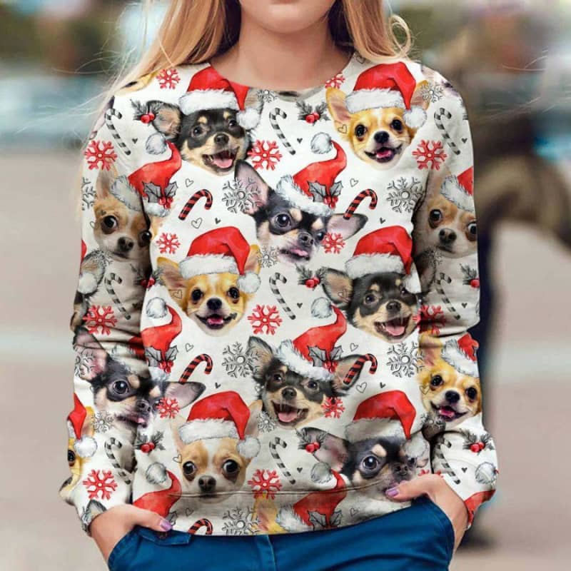 A Bunch Of Dog Merry Christmas Sweatshirt