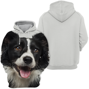 Unisex 3D Graphic Hoodies Animals Dogs Border Collie