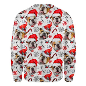 English Bulldog - Xmas Decor - Premium Sweatshirt