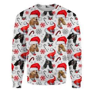 English Cocker Spaniel - Xmas Decor - Premium Sweatshirt