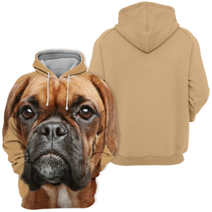 Unisex 3D Graphic Hoodies Animals Dogs German Boxer