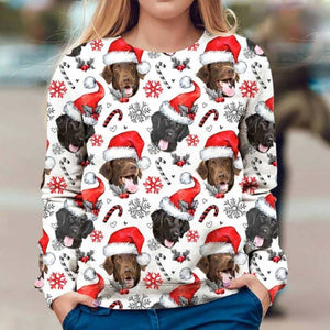 Flat Coated Retriever - Xmas Decor - Premium Sweatshirt