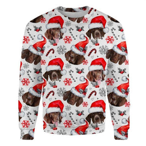 German Shorthaired Pointer - Xmas Decor - Premium Sweatshirt