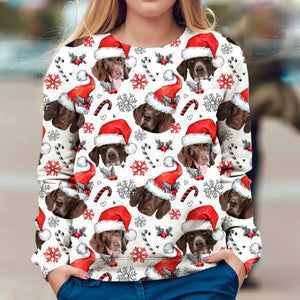 German Shorthaired Pointer - Xmas Decor - Premium Sweatshirt