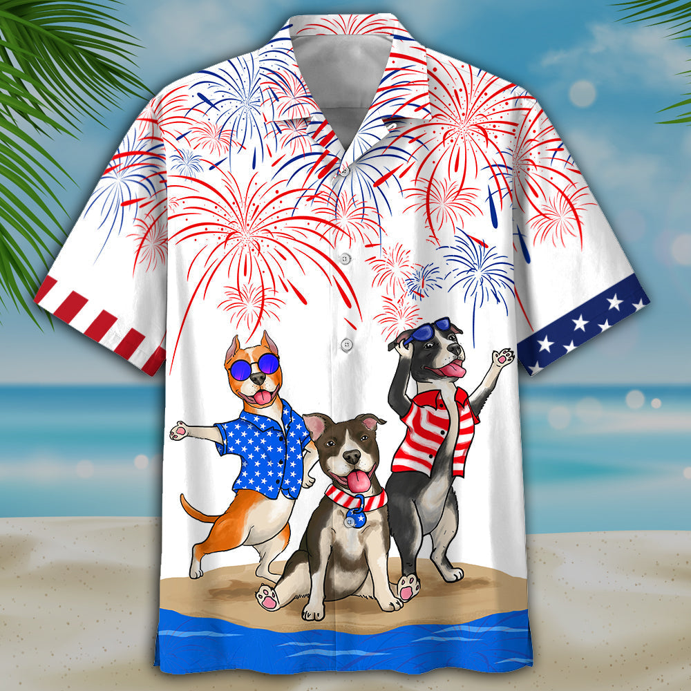 Familleus - American Staffordshire Terrier Shirts - Independence Day Is Coming 0303