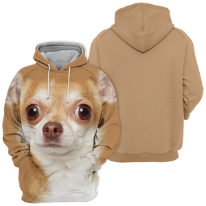 Unisex 3D Graphic Hoodies Animals Dogs Chihuahua Cute