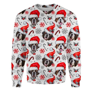 St Bernard - Xmas Decor - Premium Sweatshirt