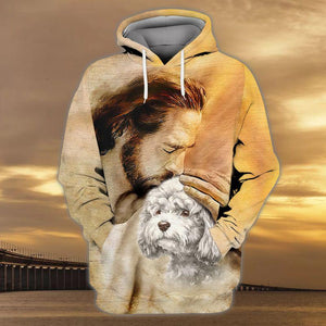 Toy Poodle With God Unisex Hoodie