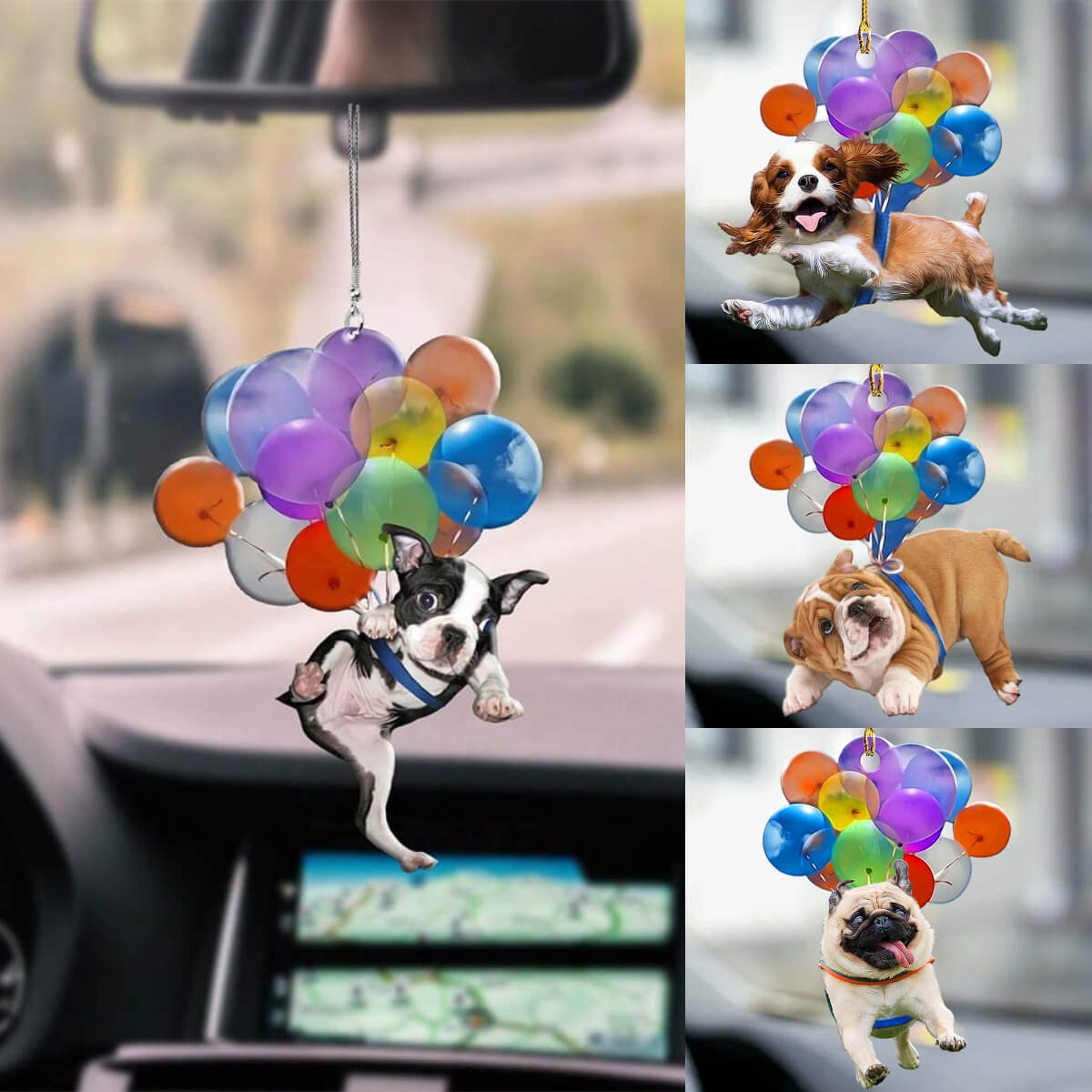 Dog Car Hanging Ornament