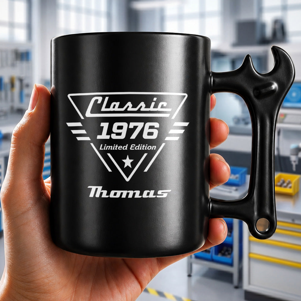 Classic Limited Edition Mug, Personalized Coffee Mug, Gift For Dad