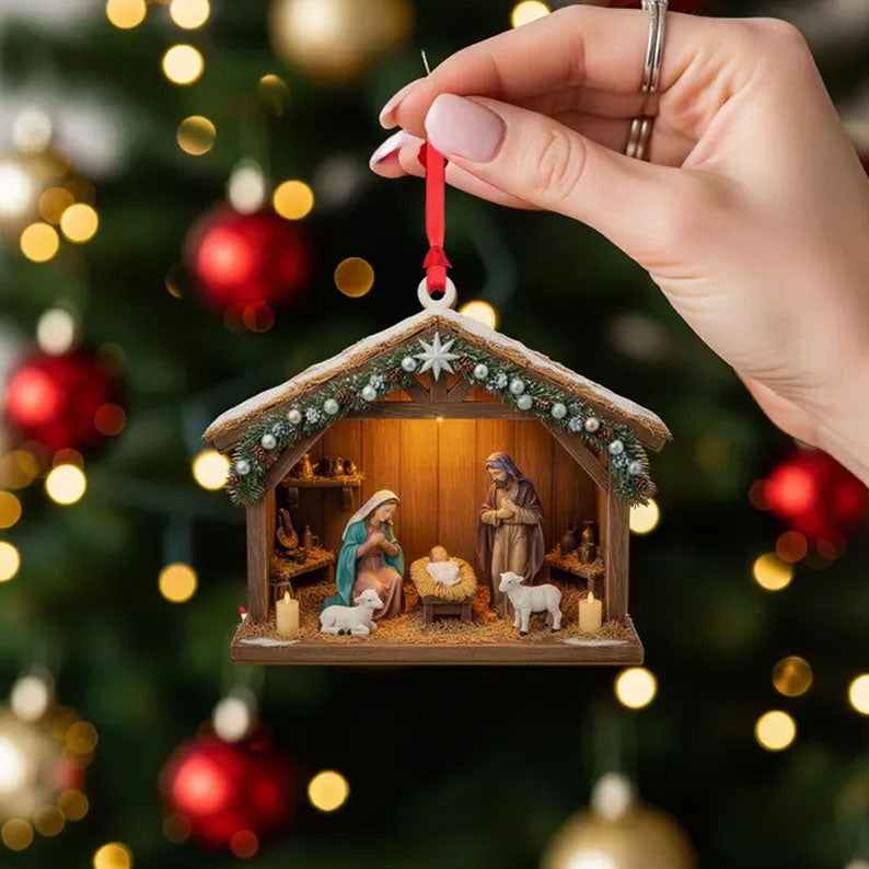 I Can Only Imagine Nativity Scene Ornament