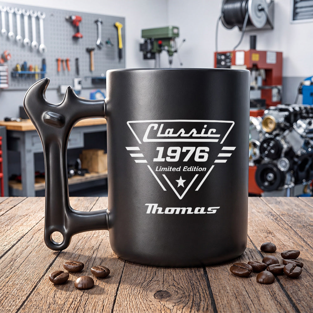 Classic Limited Edition Mug, Personalized Coffee Mug, Gift For Dad