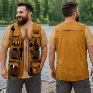 Personalized Fishing Legend Printed Classic Tee, Creative Gift for Men Who Love Lakeside Fishing