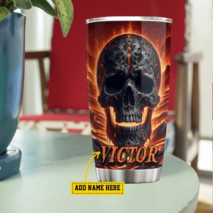Skull Personalized Stainless Steel Tumbler