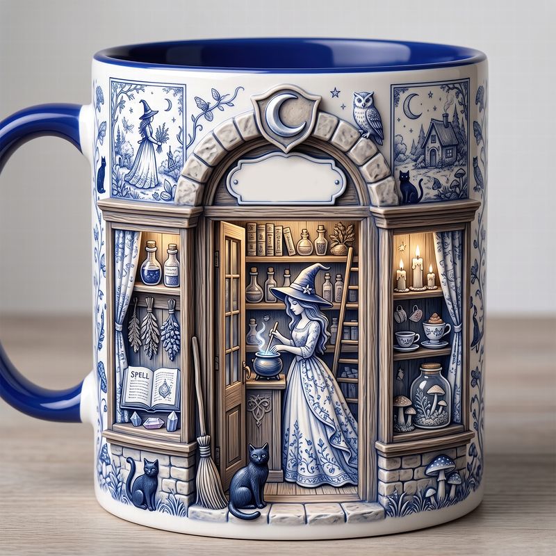 Witch Apothecary Shop Magic Mug - Personalized Gifts For Witches