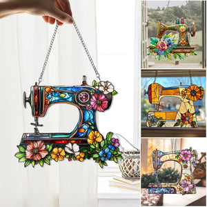 Cute Sewing Machine Suncatcher Ornament-Mother's Day Gift