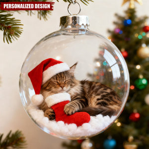 Cute Cat Christmas Ornaments