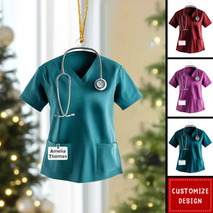 Personalized Scrub Acrylic Christmas Ornament-2024 New Release