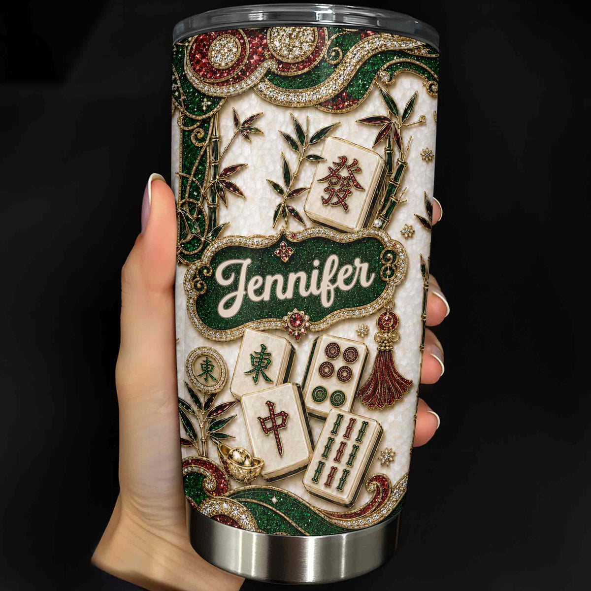 Master Of The Game Mahjong, 20oz Tumbler, Gift For Mahjong Lovers