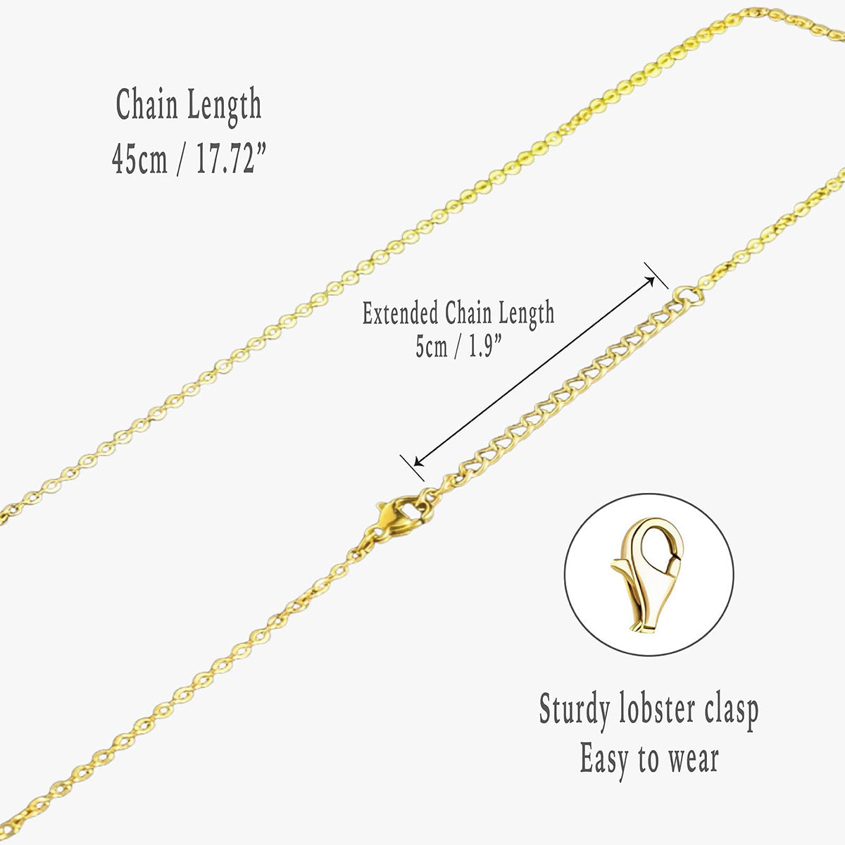 Graduation Necklace Compass 18K Gold Plated With Gift Box