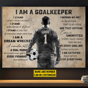 Personalized Poster-Great Gift Idea For Soccer Lovers