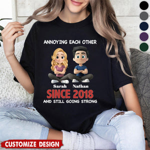 Together Forever - Personalized Unisex T-shirt - Gift For Couple