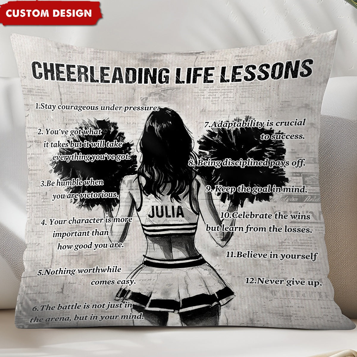 Personalized Cheerleading Girl Pillow - Gift For Cheerleading Lovers
