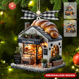Personalized Bakery Christmas Ornament