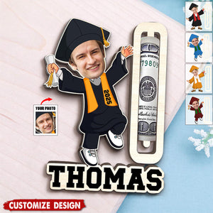 Personalized Graduation Photo Money Holder Class Of 2025