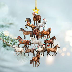 Horse Christmas Ornament-Gift For Horse Lover-New Release
