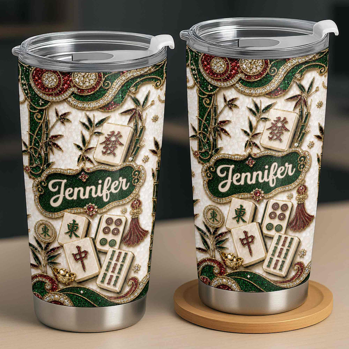 Master Of The Game Mahjong, 20oz Tumbler, Gift For Mahjong Lovers