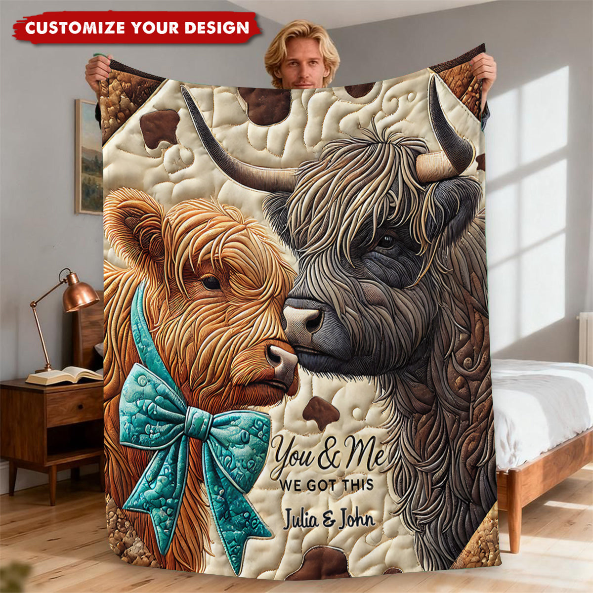 You & Me We Got This - Personalized Blanket