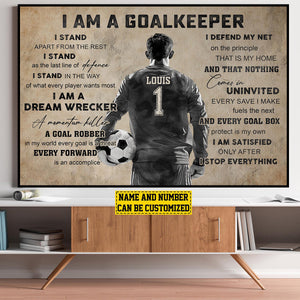 Personalized Poster-Great Gift Idea For Soccer Lovers