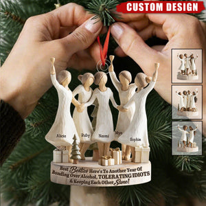 We'll Be Friends Until We're Old And Senile - Personalized Acrylic Ornament