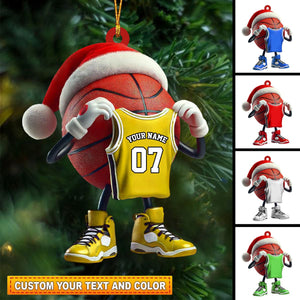 Personalized Basketball Christmas Ornament-Gift For Basketball Players and Fans-New Release