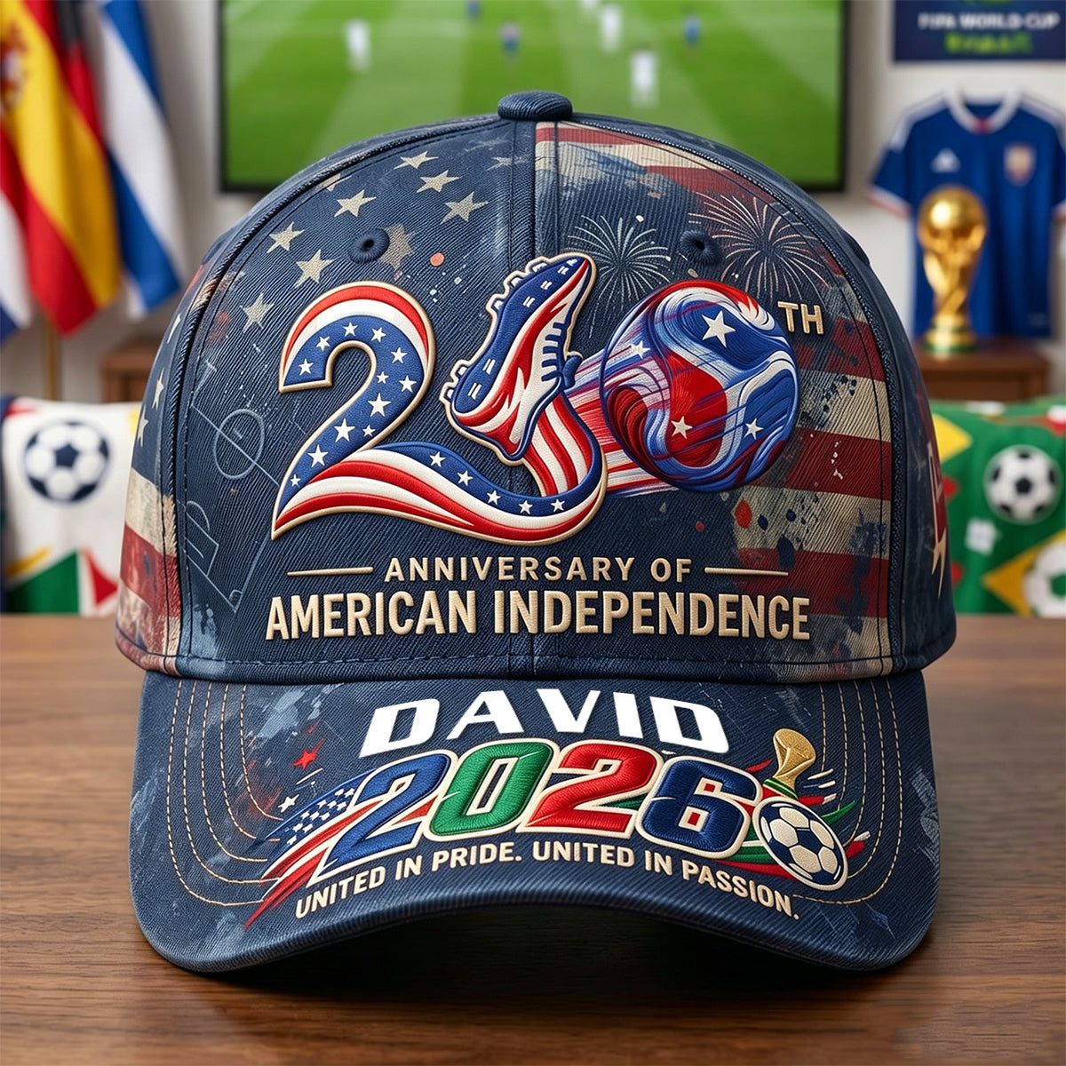 Proud Festive Classic Cap, Personalized Gifts For Patriot Sport