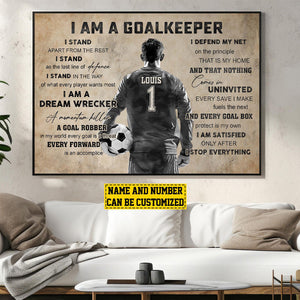 Personalized Poster-Great Gift Idea For Soccer Lovers