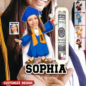Personalized Graduation Photo Money Holder Class Of 2025