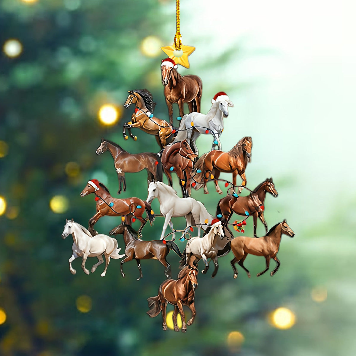 Horse Christmas Ornament-Gift For Horse Lover-New Release