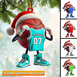 Personalized Basketball Christmas Ornament-Gift For Basketball Players and Fans-New Release